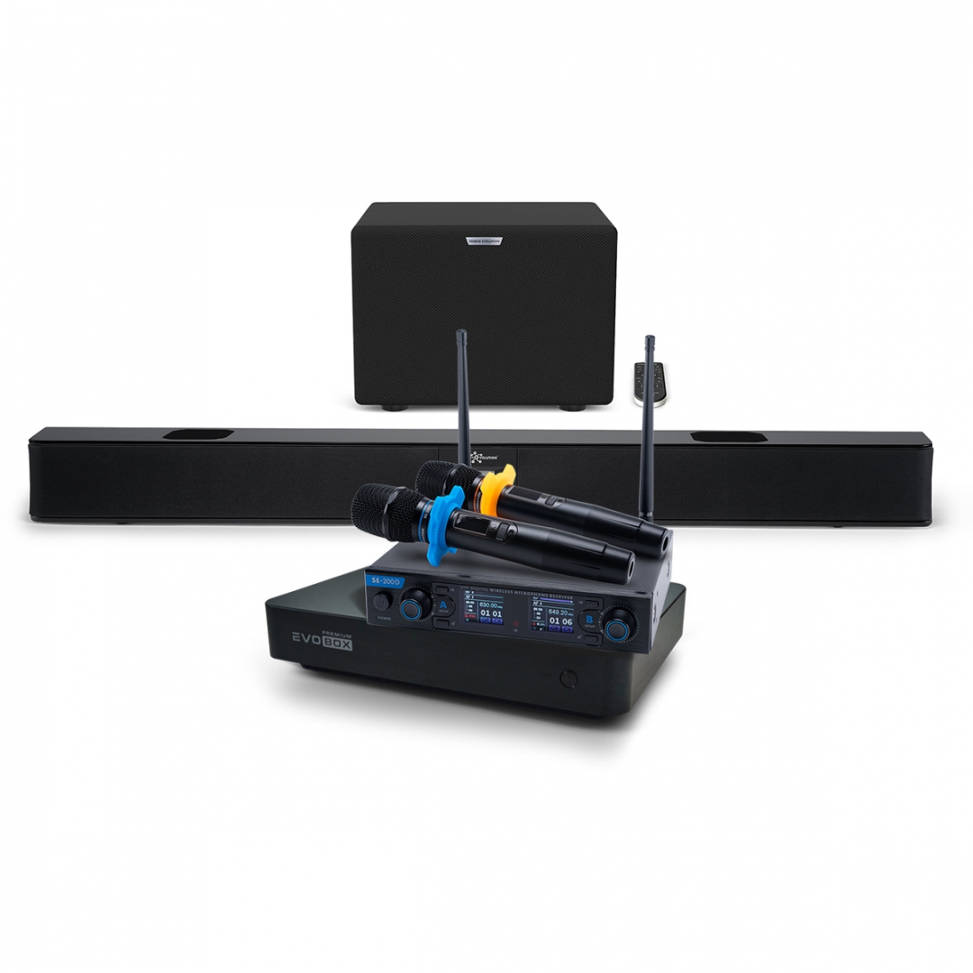 Hi-End караоке-система EVOBOX Premium + EvoSoundBar (саундбар с караоке) в Соль-Илецке