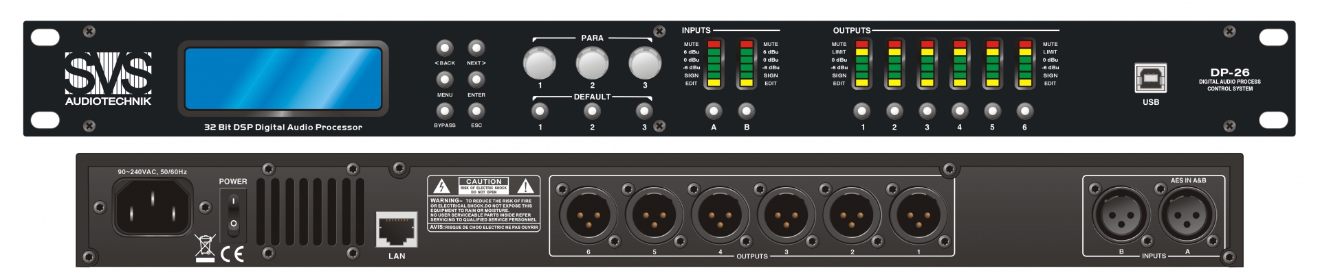 SVS Audiotechnik DP-26 Цифровой процессор: 2 входа 6 выходов в Соль-Илецке
