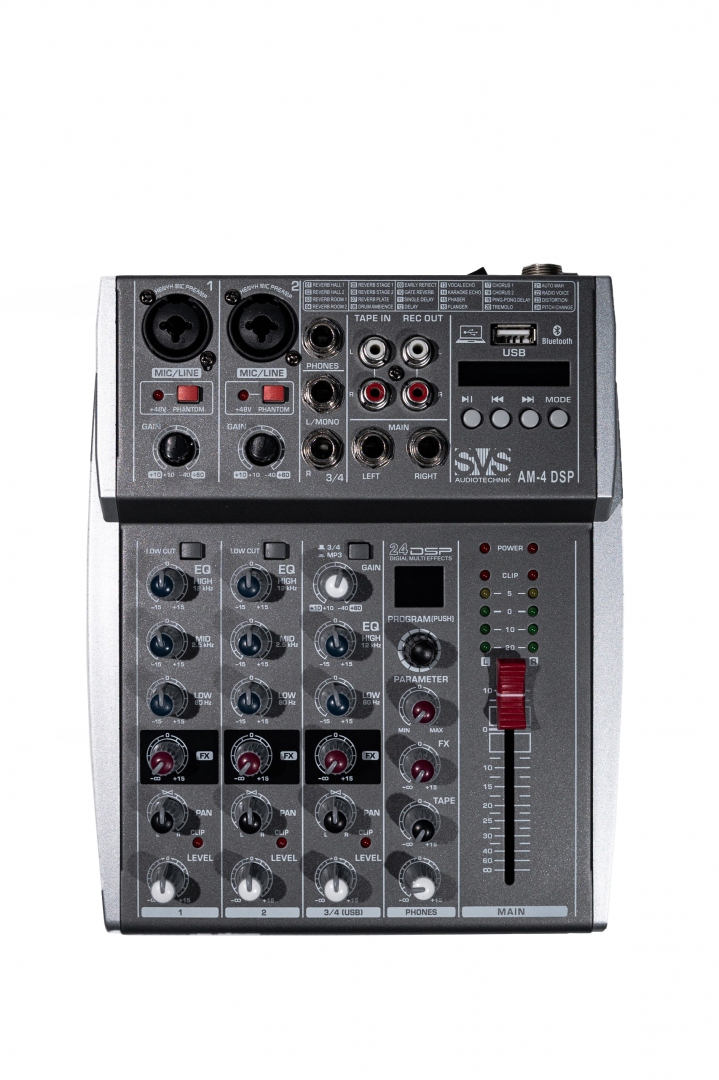 SVS Audiotechnik mixers AM-4 DSP Аналоговый микшерный пульт, 4-канала в Соль-Илецке
