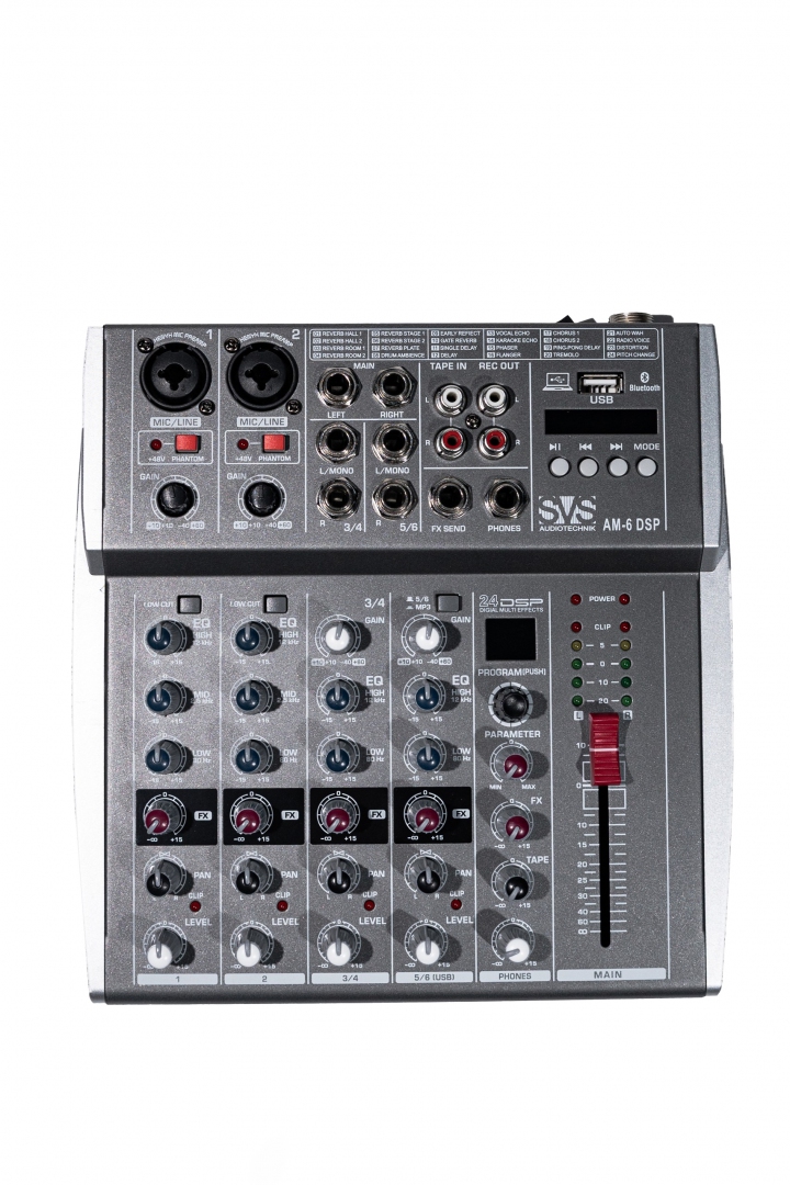 SVS Audiotechnik mixers AM-6 DSP Микшерный пульт аналоговый, 6-канальный SVS Audiotechnik mixers в Соль-Илецке