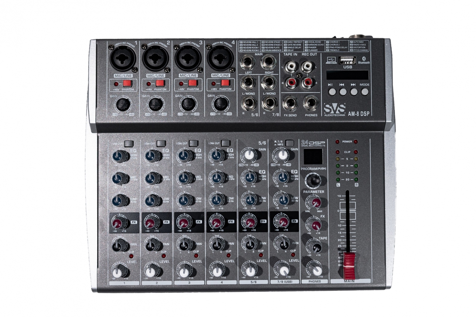 SVS Audiotechnik mixers AM-8 DSP Микшерный пульт аналоговый, 8-канальный в Соль-Илецке