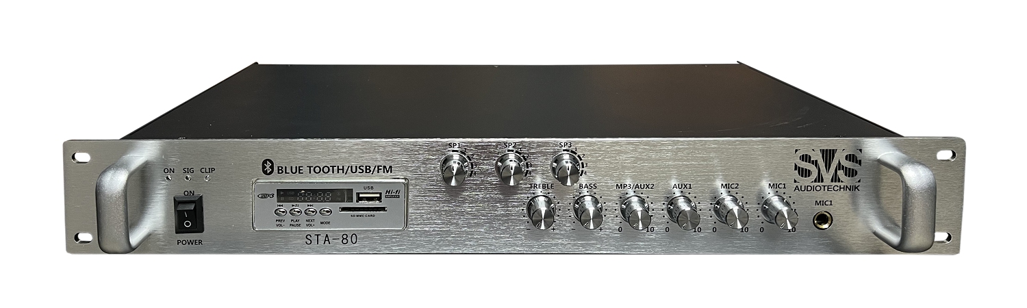 SVS Audiotechnik STA-80 Микшер-усилитель для систем Public Address в Соль-Илецке